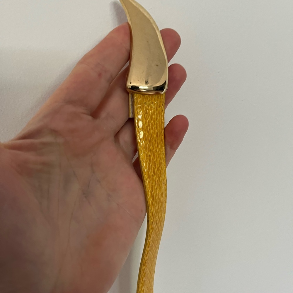 Vintage Genuine Reptile Belt Brand